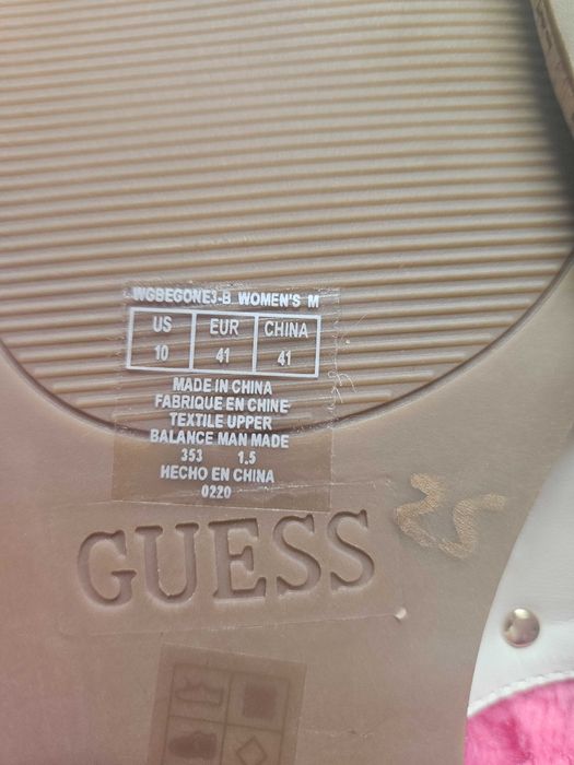 Guess orginalne sandaly