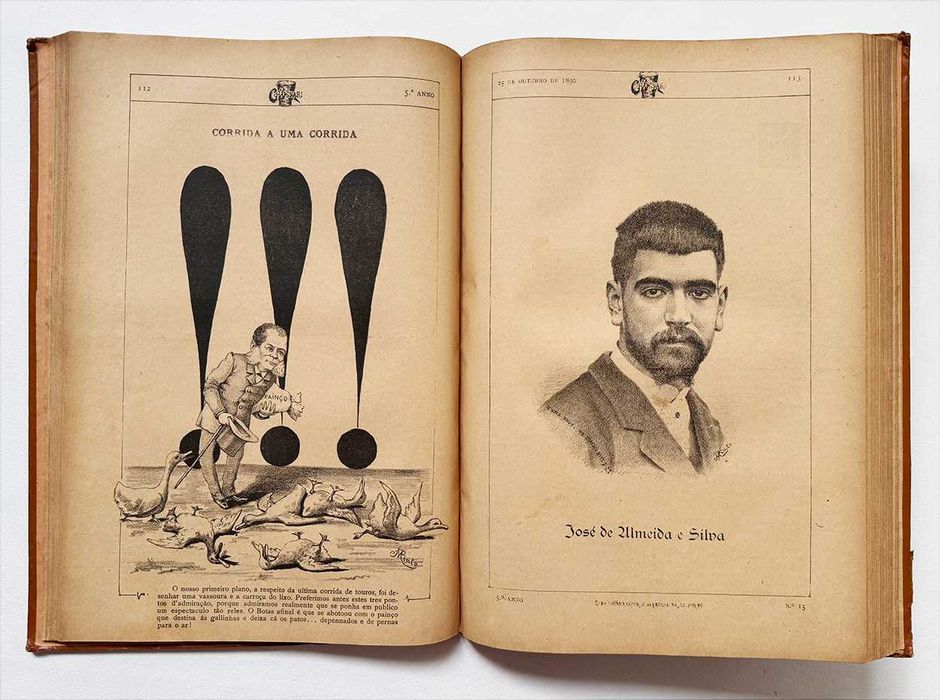 1890, O CHARIVARI - Jornal Humorístico Ilustrado do Porto. 5º Anno.