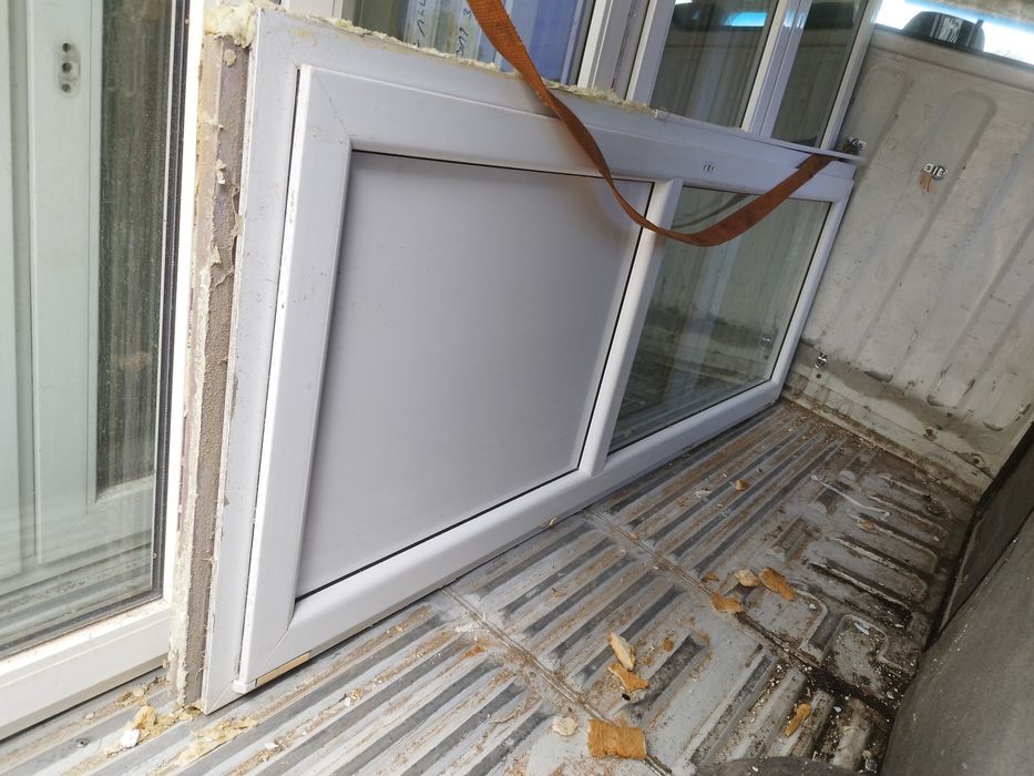 Okno drzwi tarasowe balkonowe rozne wymiary plastikowe pcv z demontazu