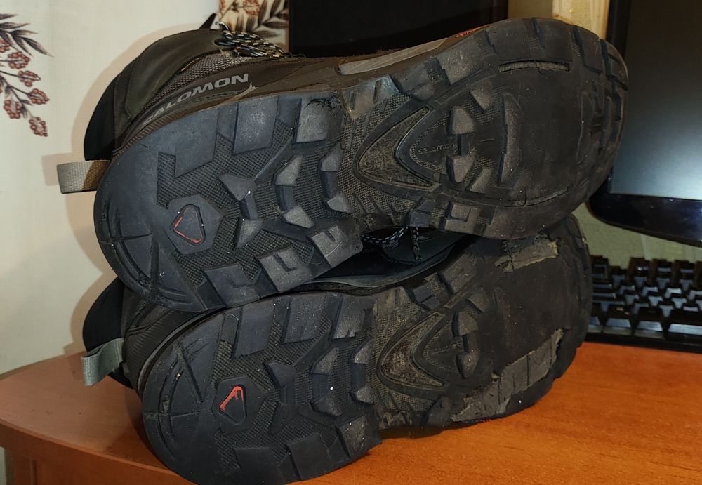 Ботинки Salomon quest 4 gtx.  43 27.5 берцы гортекс