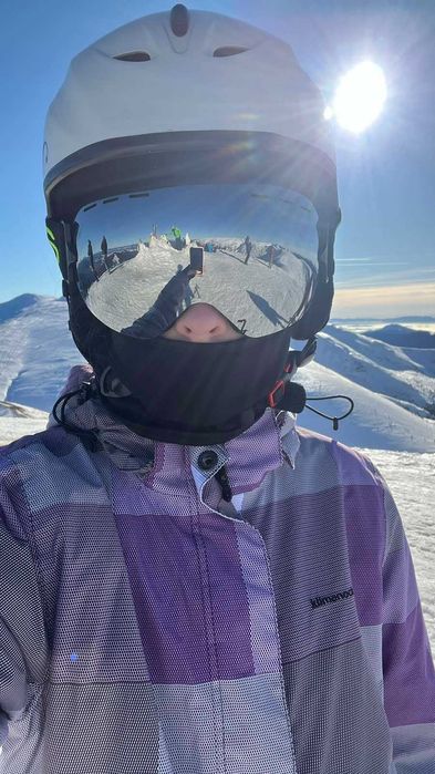 Лижні окуляри, лижна маска + чохол, маска сноуборд лыжная маска очки