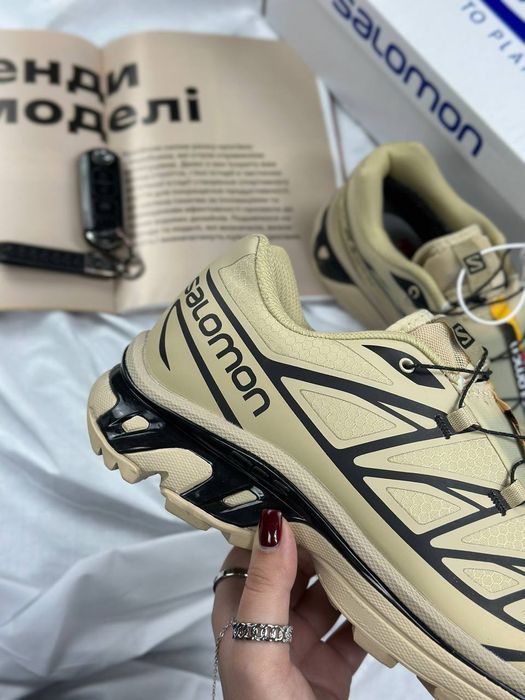 Salomon XT-6 Beige Gore Tex