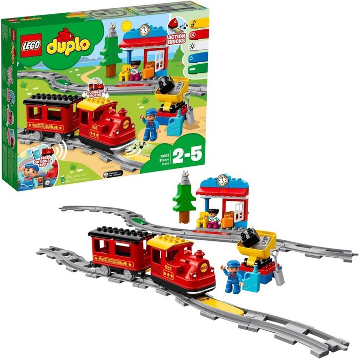 LEGO DUPLO 10874 Pociąg parowy z dźwiękiem
LEGO DUPLO 10874 Pociąg par