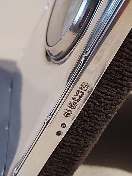 Relógio em Prata R. Carr, Made In England.