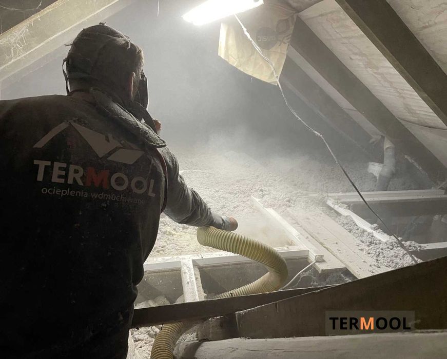 Ocieplanie Wełną, Docieplenie poddasza Celuloza, Naprawa po kunie,