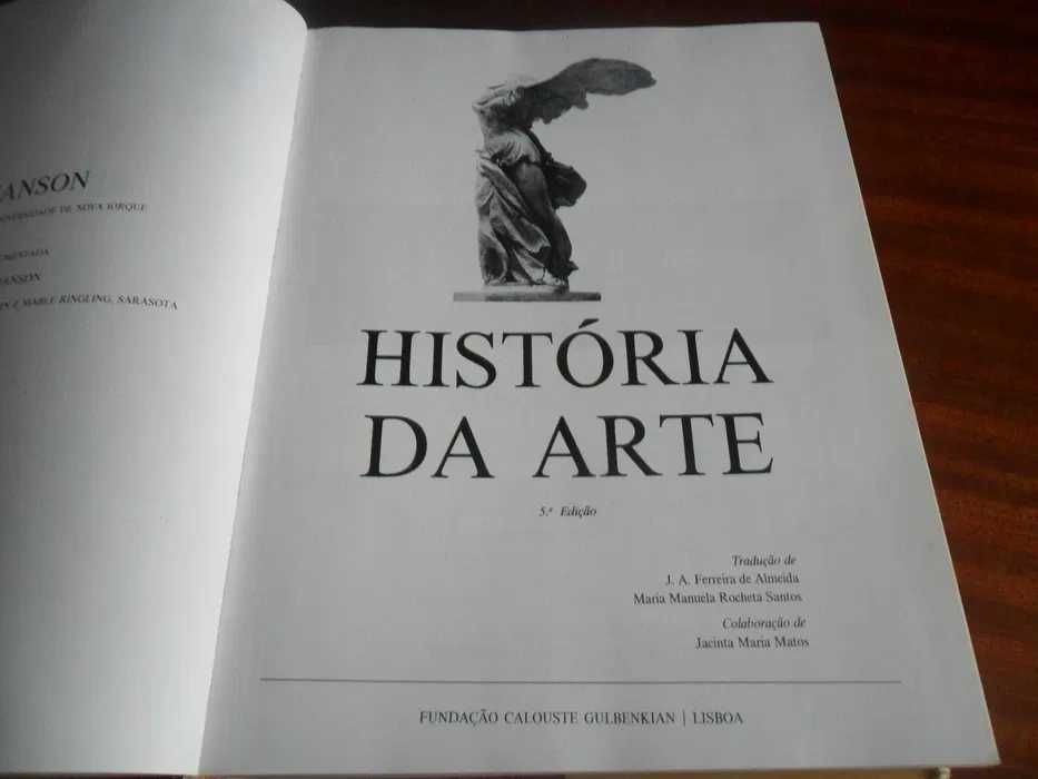 Clássico " História da ARTE " de H. W. Janson
