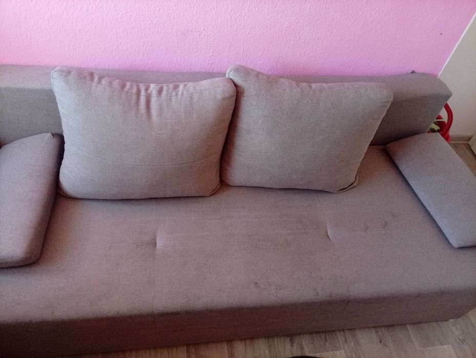 Sofa rozkładana szara