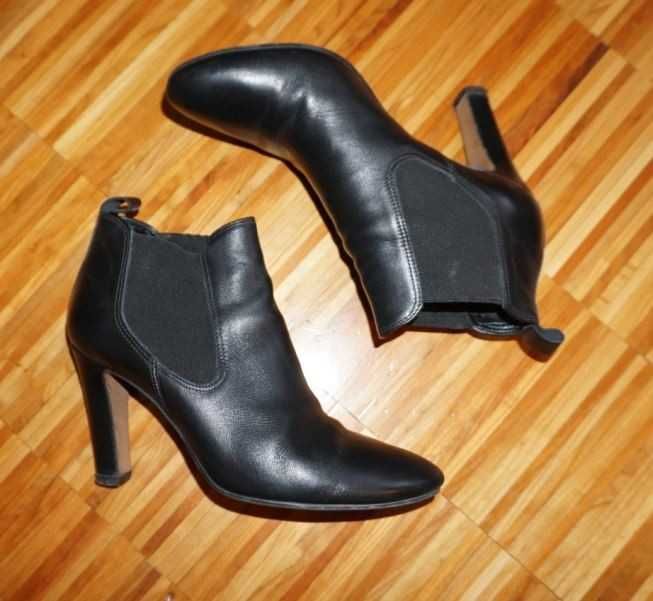 Prima Moda Botki 39 25,5 cm Skóra naturalna Kozaki Buty na słupku