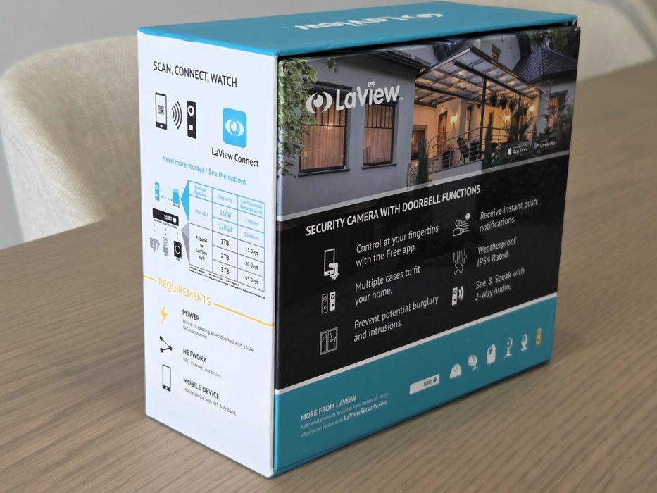 Campainha LaView (HikVision) Câmera HD 1080P