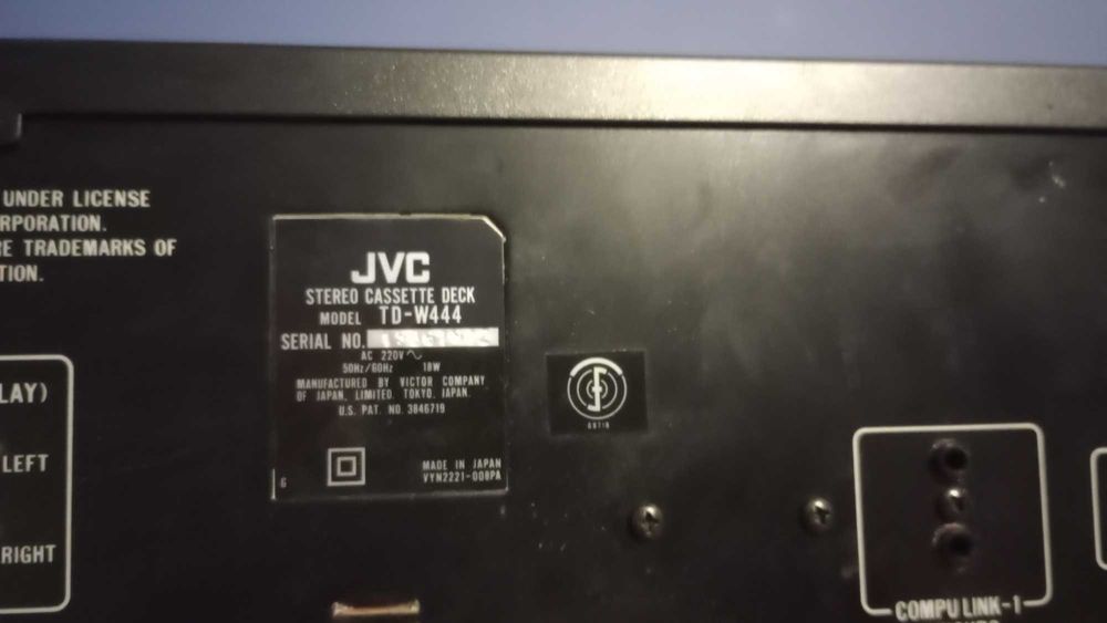 Magnetofon DECK JVC TD-444