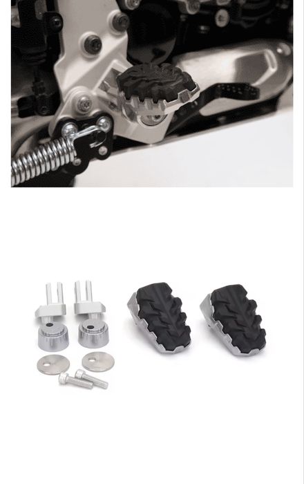 Pedais aluminio moto Yamaha Tracer