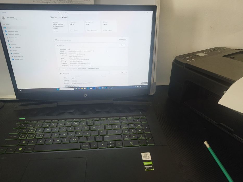 Portátil Gaming HP Pavilion 17" | i5 | GTX 1650 Ti | 1.5TB Armazenamento