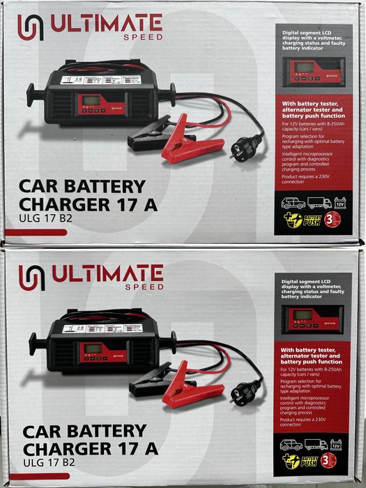 Потужний зарядний пристрій Ultimate Speed ULG 17 B2  12V дисплей
