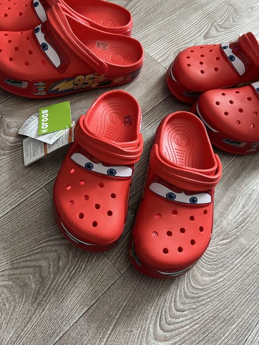 Топ на літо!! Crocs x McQueen тапки/ Крокс х Маквін тапочки