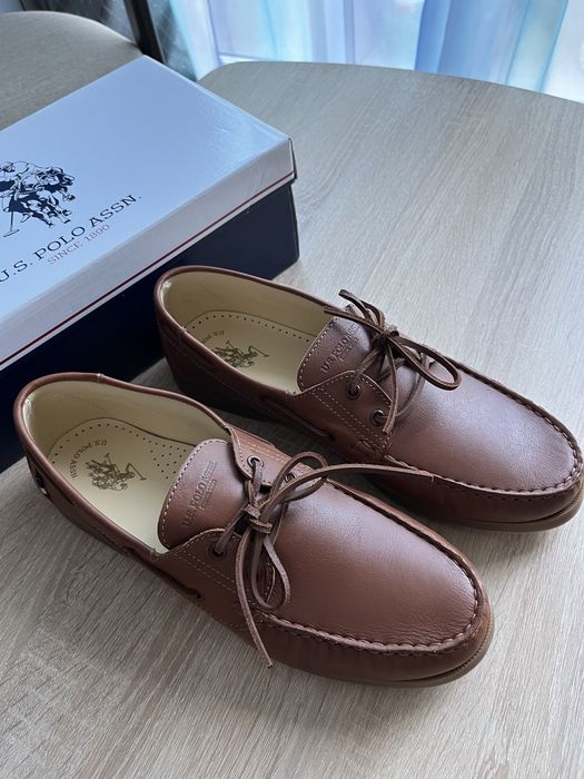 Продам шкіряні мокасини U.S. Polo Assn. SAIL