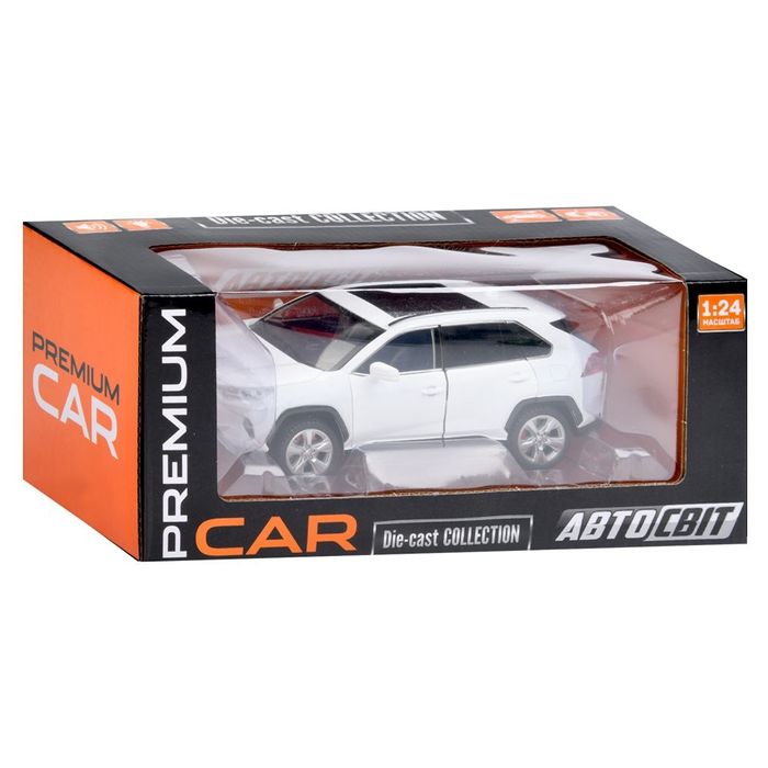 Колекційна модель Toyota RAV4 1:24 , 20 см,  метал інерція звук світло
