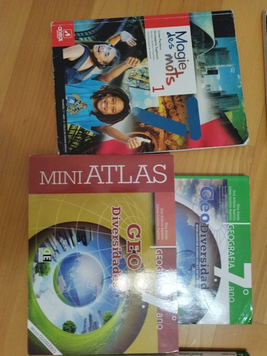 Livros escolares 7 ano