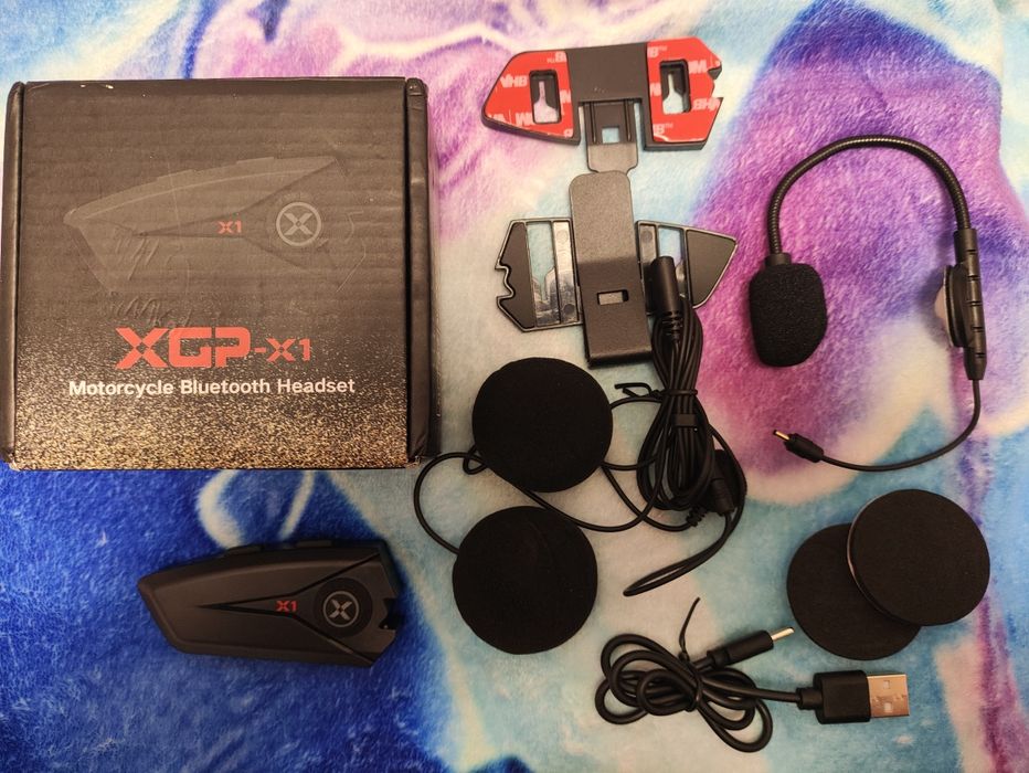 Motocyklowy zestaw słuchawkowy Bluetooth