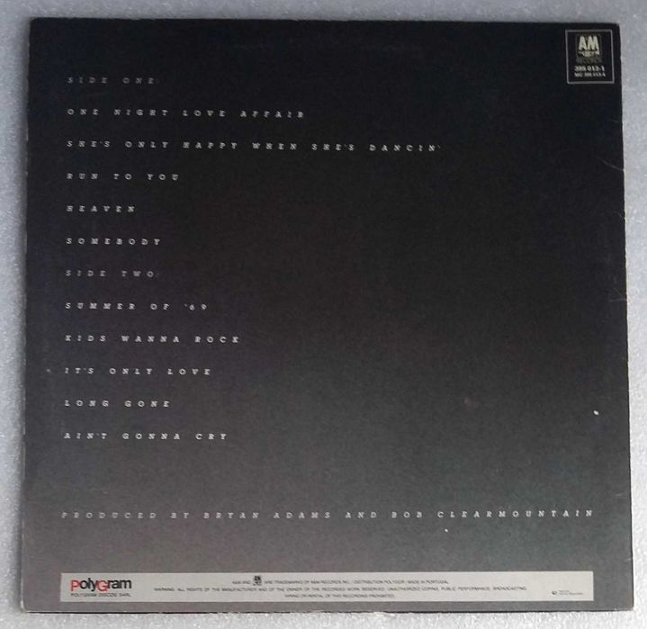 Bryan Adams - Reckless LP64585938200834123