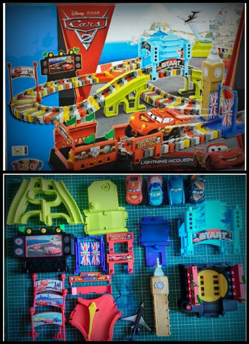 Cars 2 Zygzak Mcqueen zestaw