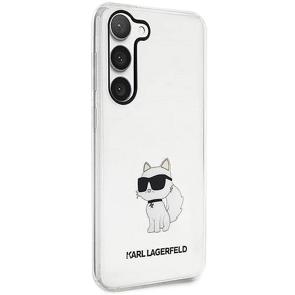 Etui Karl Lagerfeld Ikonik Choupette na Samsung Galaxy S23 - przezrocz