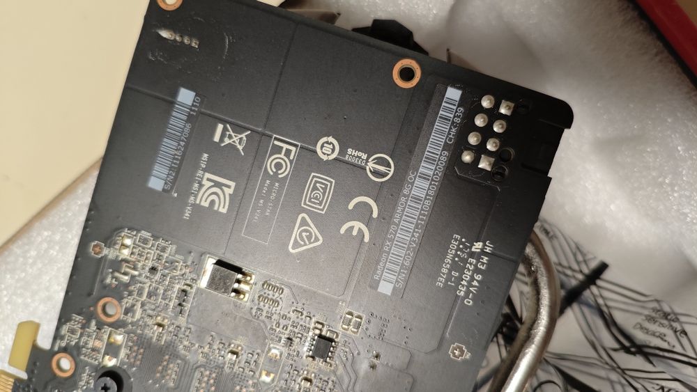 RX 570 8gb Armor, відеокарта б/в.