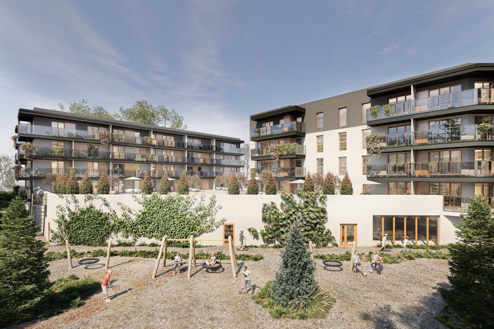 OSTOJA PARK - 3 pokoje, 56,75 m2, balkon 9 m2