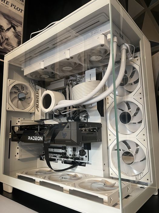 GAMING PC Ryzen 7 7800X3D / RX 7800 XT / 32GB DDR5 / NZXT H9 / GWARANC
