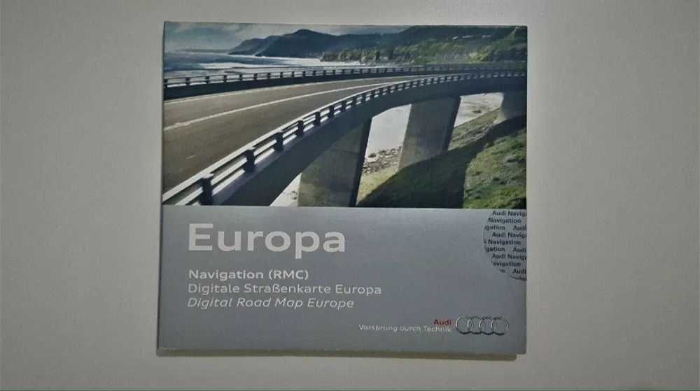 Cartao, sd Card GPS mapas Europa AUDI  -Sistema RMC