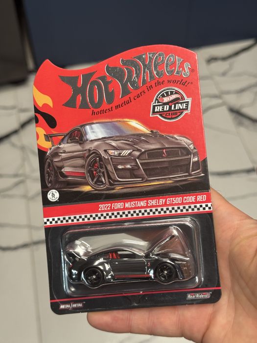 新品RLCホットウィールMUSTANG SHELBY GT500CODERED RLC限定の2022 FORD MUSTANG SHELBY GT500 CODE REDがHWCで発売