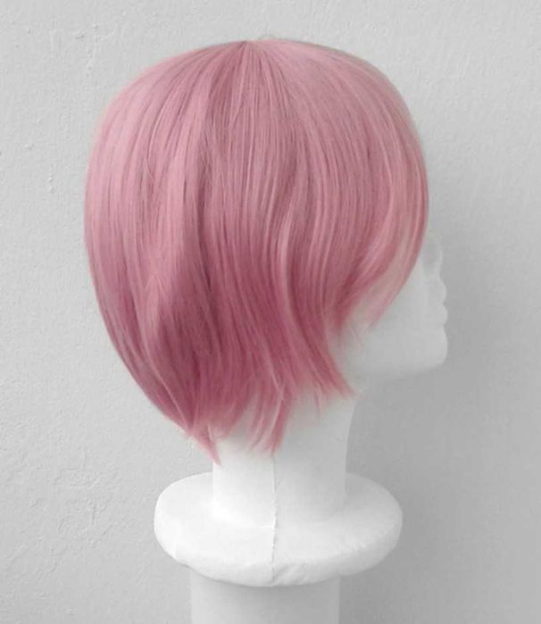 Lightning Final Fantasy różowa peruka z kitką cosplay wig różowy