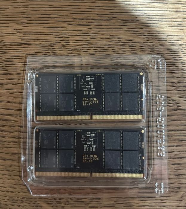 Crucial 96GB (2x48GB) DDR5 5600MHz SODIMM RAM Portátil - Selado Novo