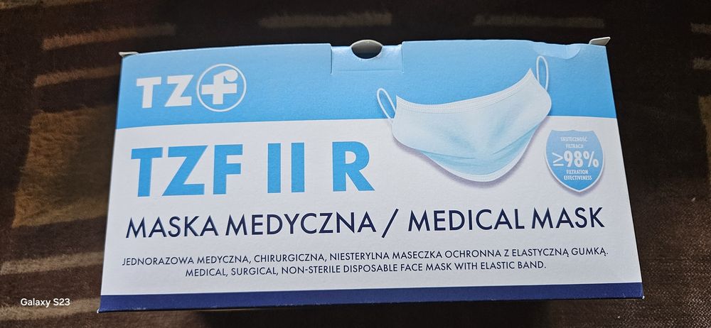 Maseczki medyczne TZF II R 50sztuk