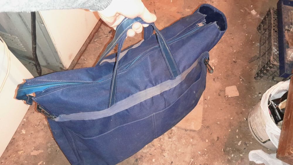 Сумка базарная хозяйственная большая плотная 40 литров