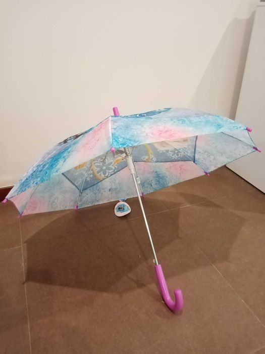 Guarda Chuva e Garrafa de Água da Frozen - NOVOS!