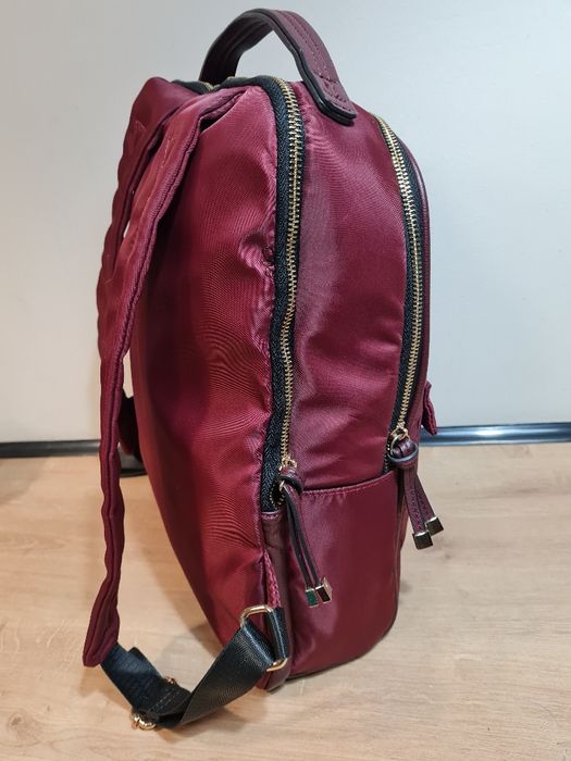 Bordowy plecak damski na laptop Medicine