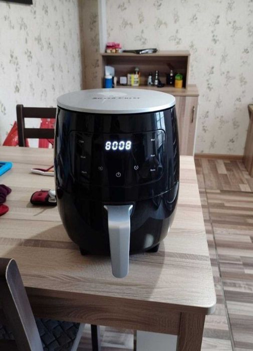 Безмасляна фритюрниця цифрова 6 літрів аерогриль