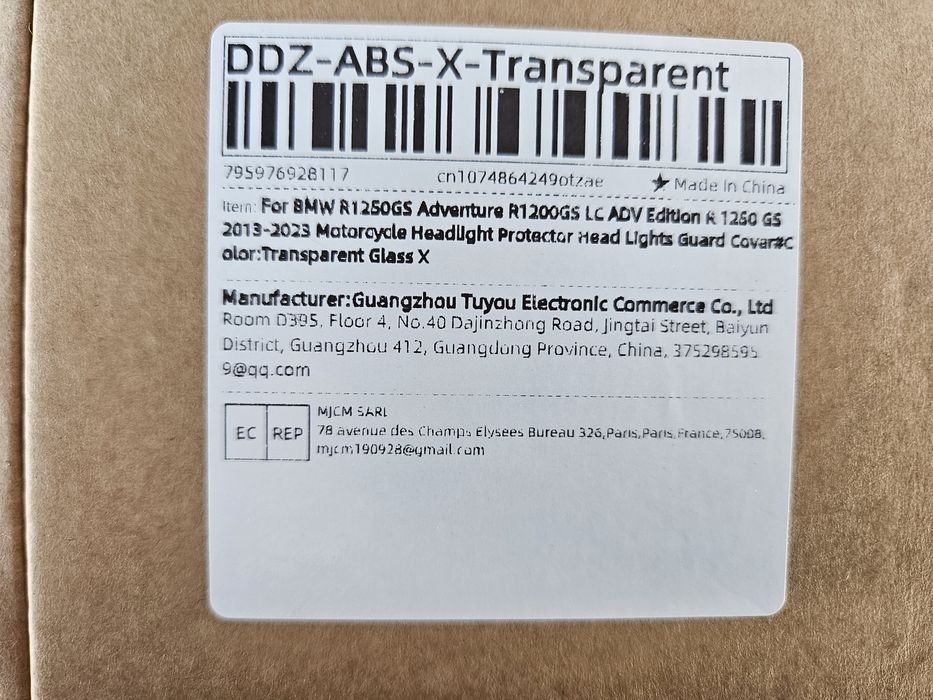 Proteção Ótica BMW R1250GSA