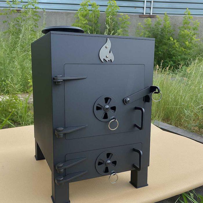 Буржуйка 5мм ПІЧ опалення до 30м² Пічка Булерьян печка Розпродаж-35%