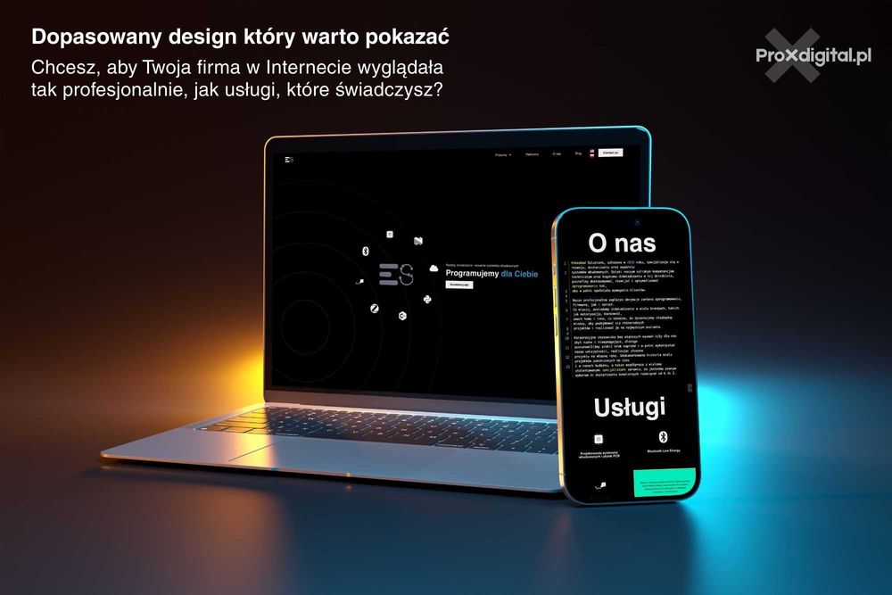 Profesjonalne strony internetowe + przygotowanie treści.