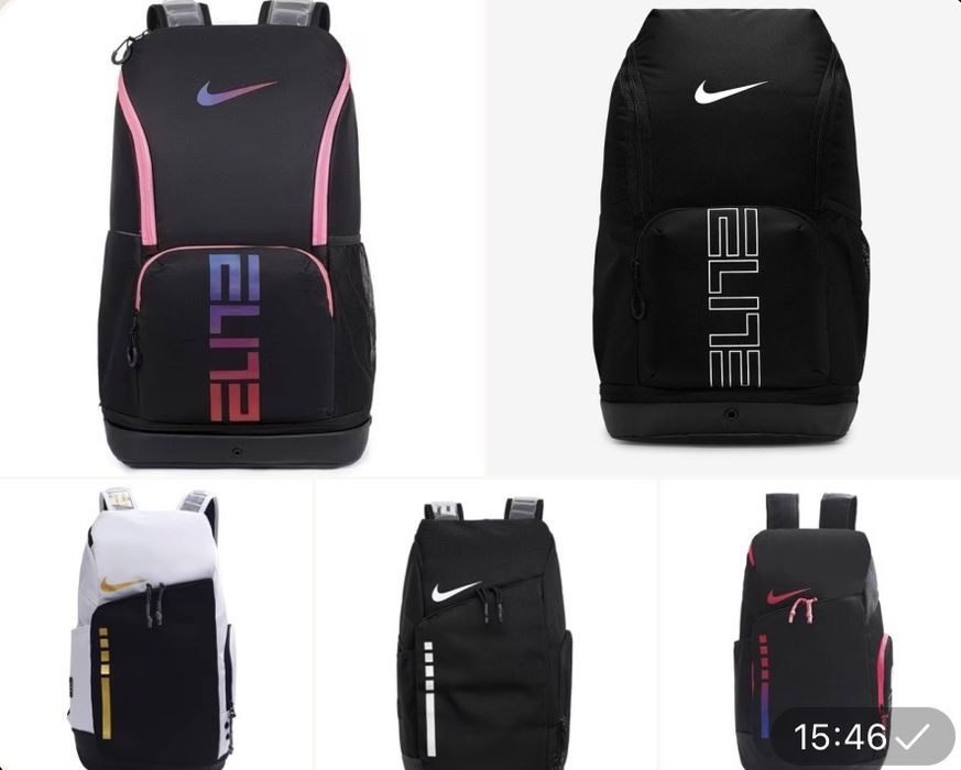 ХІТ‼️ Рюкзак Nike Elite Hoops 32 l Backpack спортивний рюкзак чорного кольору НОВИЙ
