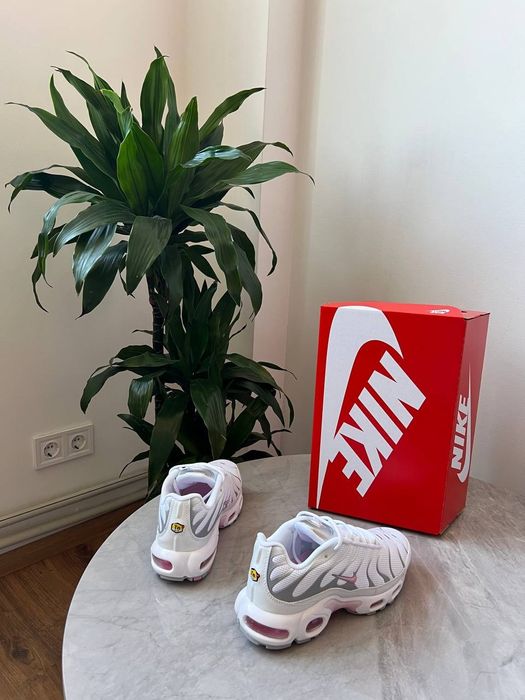 ТОП! Nike Air Max TN + White Pink , жіночі кросівки  , кросівки Найк