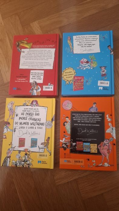 Coleção de livros David Walliams