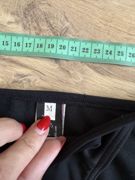 Strój kąpielowy majtki dół czarne M 38