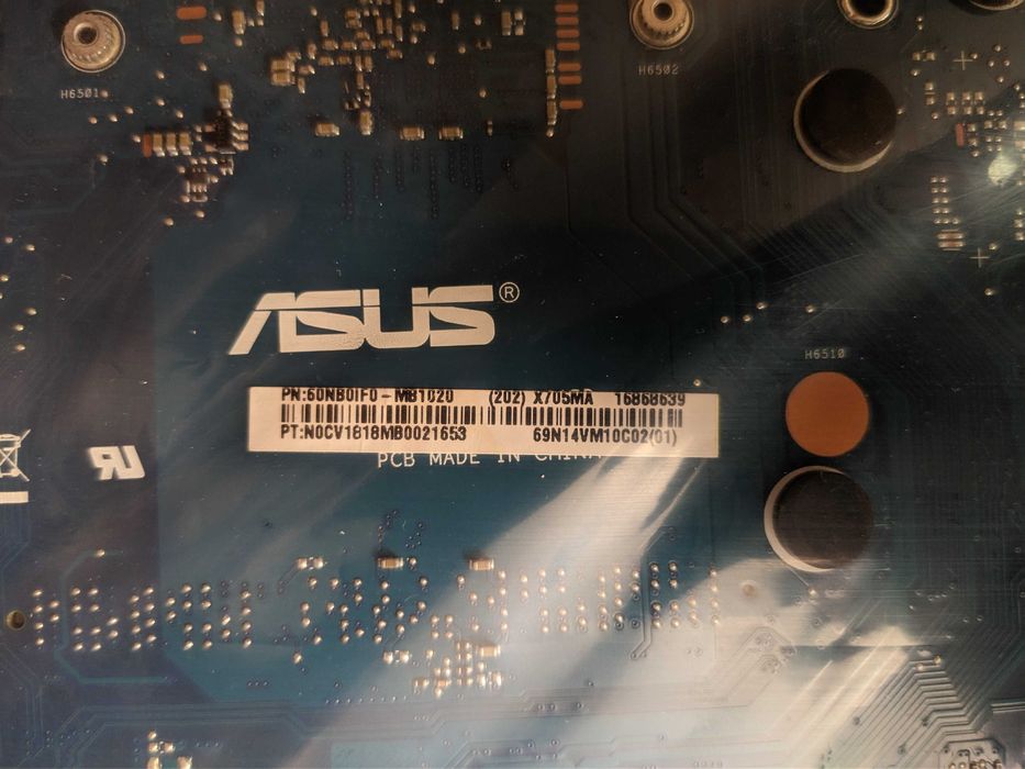 Материнская плата ASUS X705MA (60NB0IF0-MB1020) на запчасти / донор