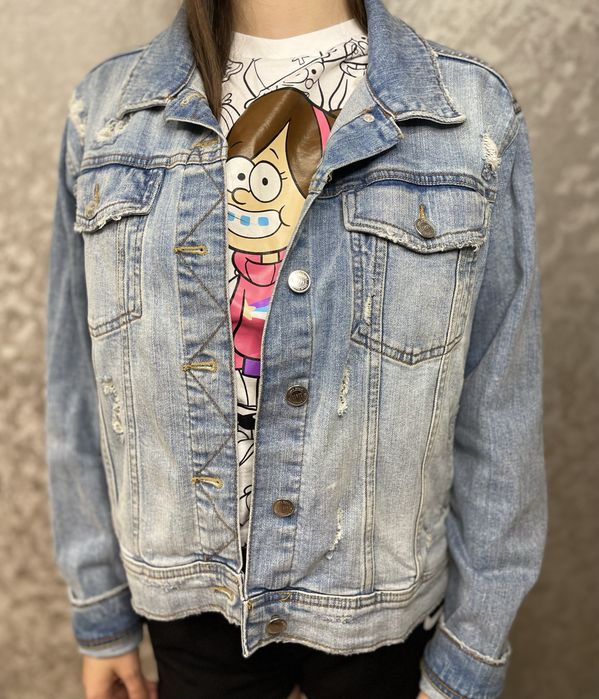 Жіночий джинсовий піджак