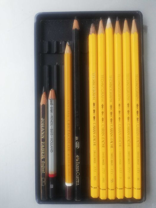 Lápis de cor desenho, marca Carre derwent