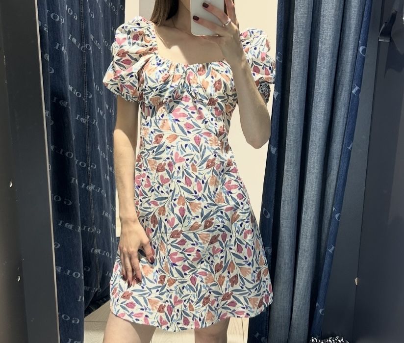 Платье сукня мини S mango манго