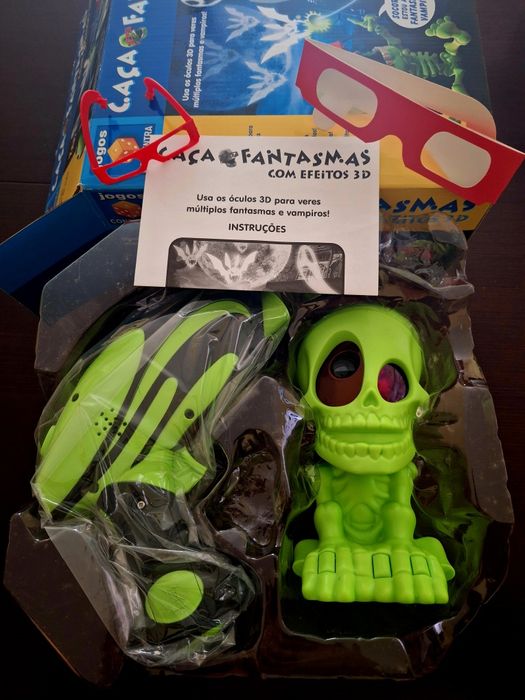 Caça  fantasmas com Efeitos 3D da Concentra'' Estado Impecável''