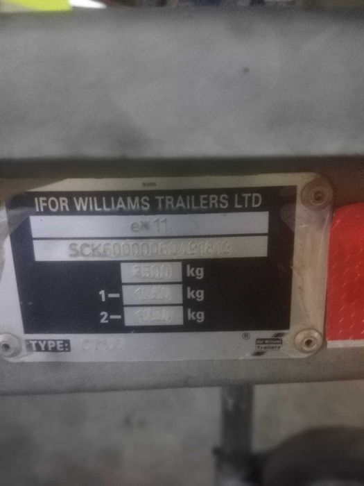 Atrelado Ifor Williams CT177 | Eixo Duplo | Como Novo | Guincho Elétrico